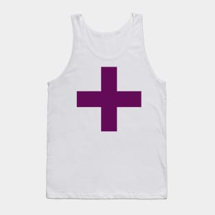 Greek cross (purple) Tank Top